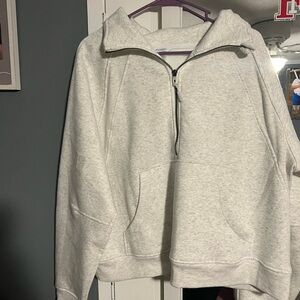 Jockey Light Gray Quarter-Zip Hoodie